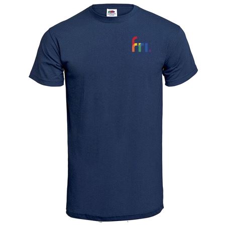  T-skjorte, mørk blå , S| Fruit Of The Loom 