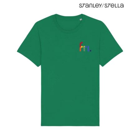 Økologisk T-skjorte, grønn,S