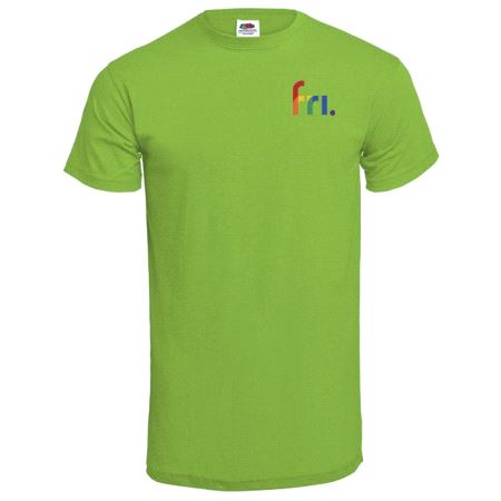  T-skjorte, lys grønn, S| Fruit Of The Loom 